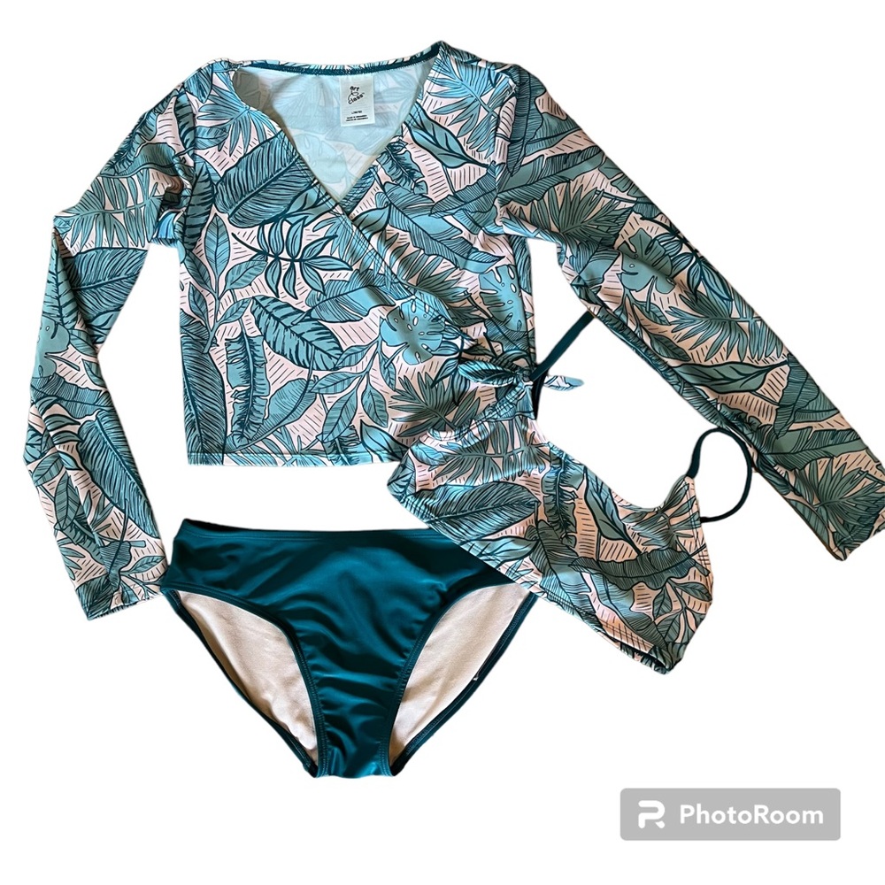 Art Class swim 3-piece suit size girls 10/12